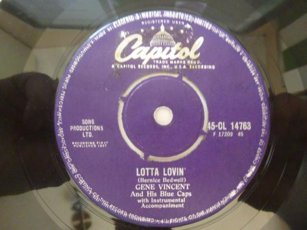 Gene Vincent & His Blue Caps - Lotta Lovin'/ Wear My Ring