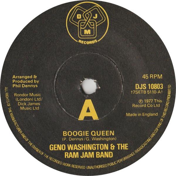 Geno Washington & The Ram Jam Band - Boogie Queen