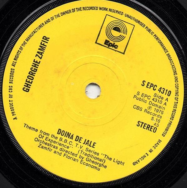 Gheorghe Zamfir - The Light Of Experience (Doina De Jale)