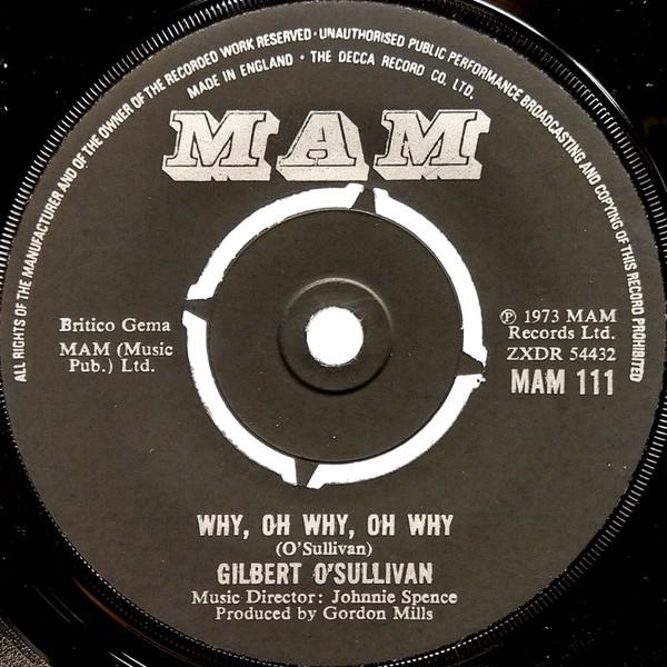 Gilbert O'Sullivan - Why, Oh Why, Oh Why
