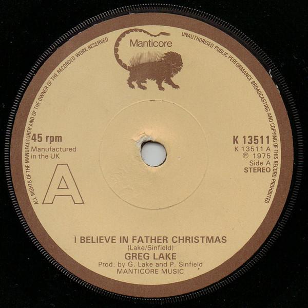 Greg Lake - I Believe In Father Christmas