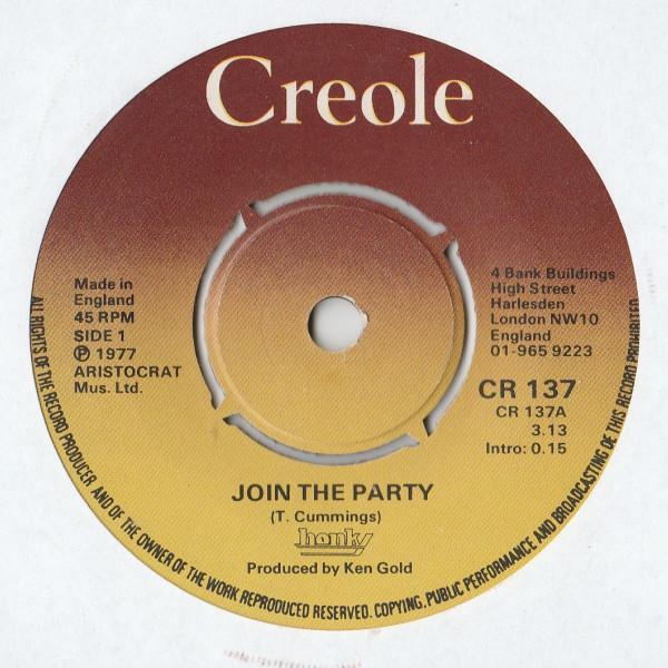 Honky (3) - Join The Party / Funky Time, Party Time