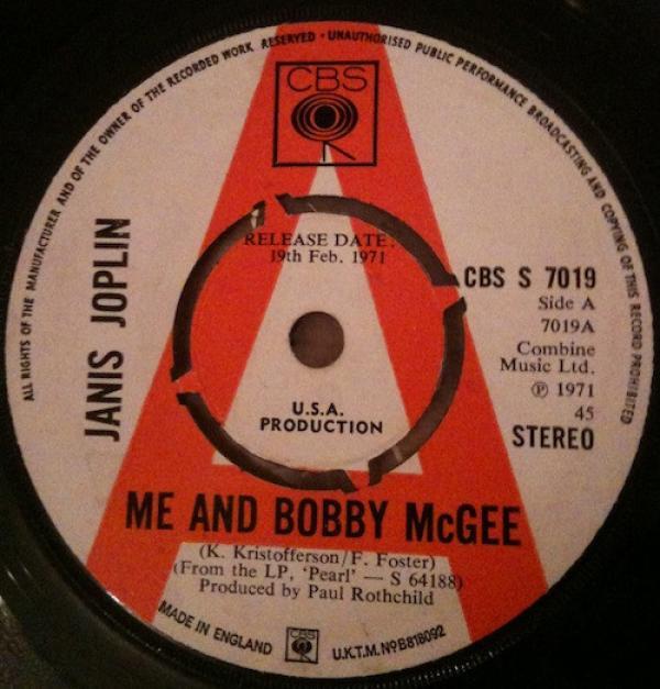 Janis Joplin - Me And Bobby McGee / Half Moon