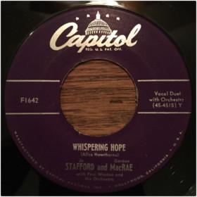 Jo Stafford, Gordon MacRae - Whispering Hope / I'll String Along With You