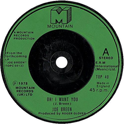 Joe Breen - Oh! I Want You