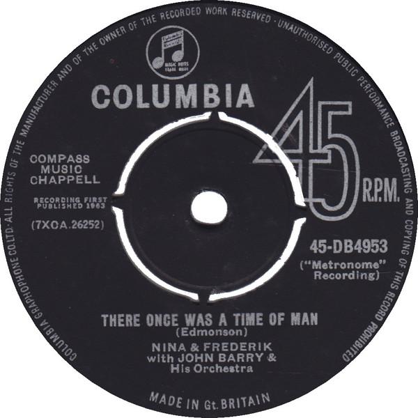 John Barry & His Orchestra, Nina & Frederik - There Once Was A Time Of Man