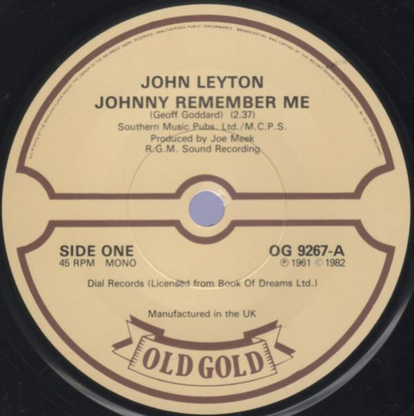 John Leyton - Johnny Remember Me