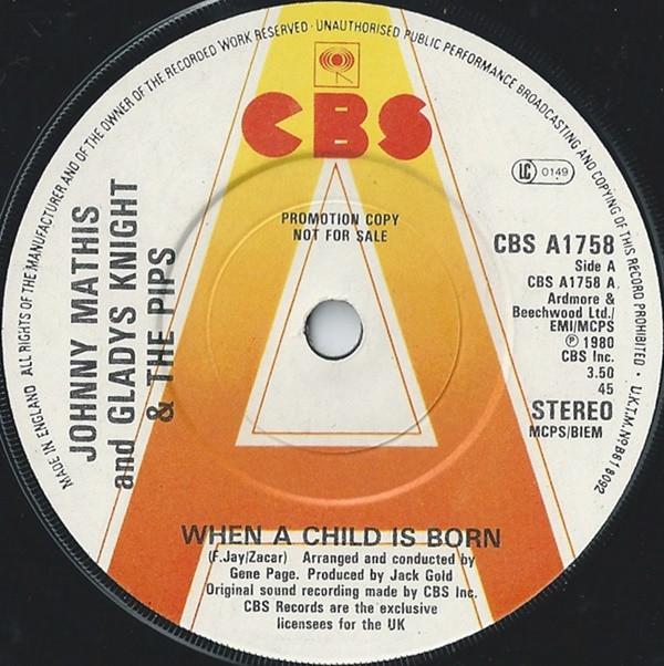 Johnny Mathis, Gladys Knight And The Pips - When A Child Is Born