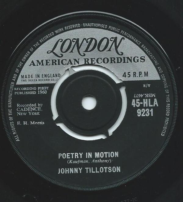 Johnny Tillotson - Poetry In Motion