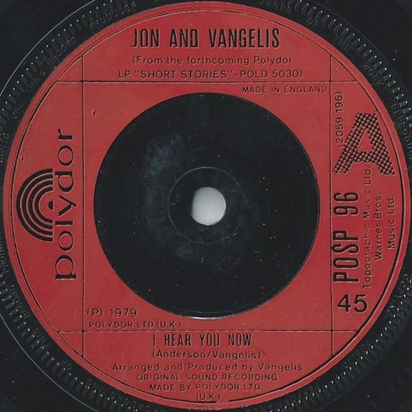 Jon & Vangelis - I Hear You Now