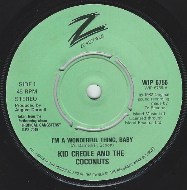 Kid Creole And The Coconuts - I'm A Wonderful Thing, Baby