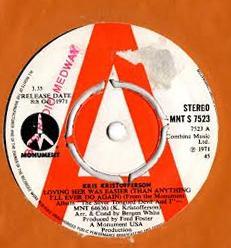 Kris Kristofferson - Loving Her Was Easier (Than Anything I'll Ever Do Again)