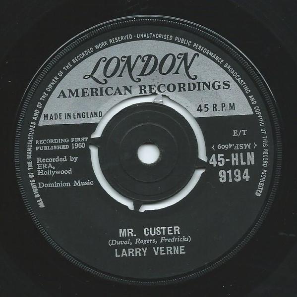 Larry Verne - Mr Custer