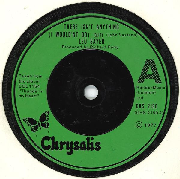Leo Sayer - There Isn't Anything (I Wouldn't Do)