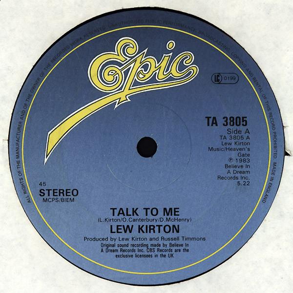 Lew Kirton - Talk To Me