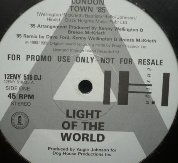 Light Of The World, Beggar & Co. - London Town '85 / (Somebody) Help Me Out