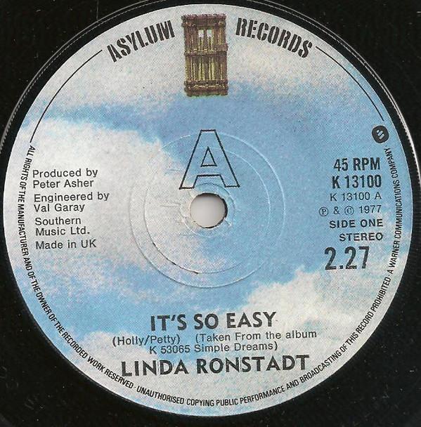 Linda Ronstadt - It's So Easy