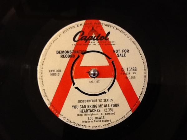 Lou Rawls - You Can Bring Me All Your Heartaches / A Woman Who's A Woman