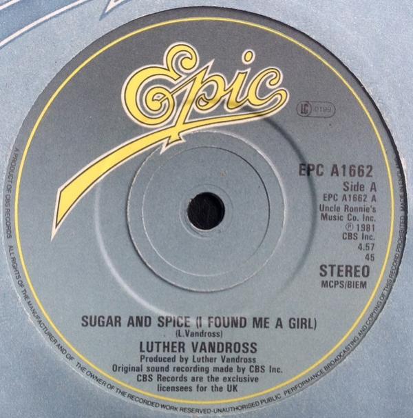 Luther Vandross - Sugar And Spice (I Found Me A Girl)