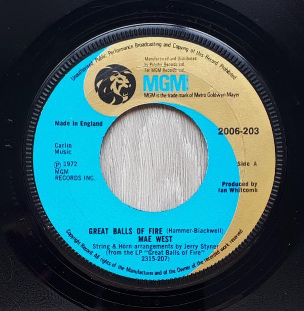 Mae West - Great Balls Of Fire