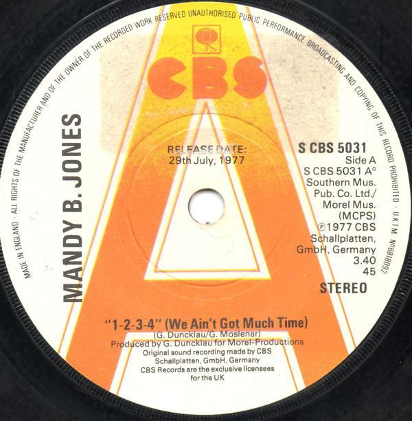 Mandy B. Jones - "1-2-3-4" (We Ain't Got Much Time)