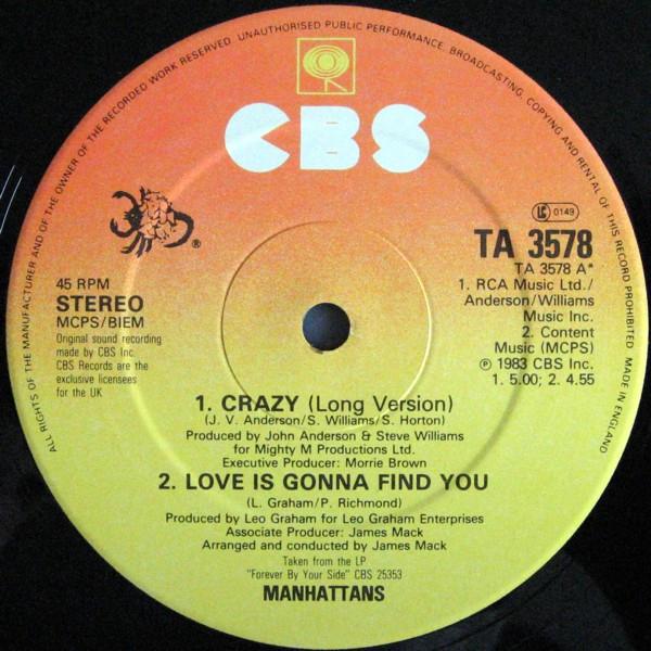 Manhattans - Crazy