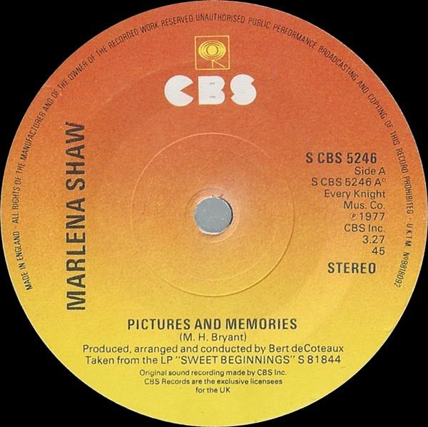 Marlena Shaw - Pictures And Memories