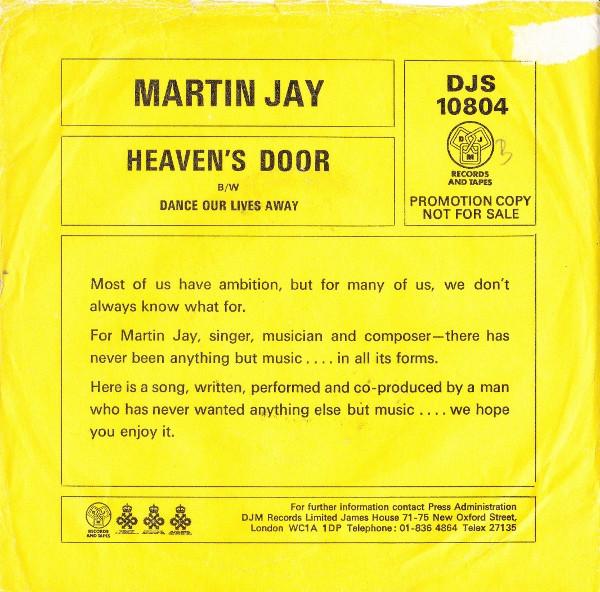 Martin Jay - Heaven's Door