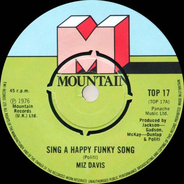 Miz Davis - Sing A Happy Funky Song