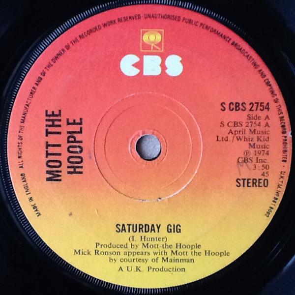 Mott The Hoople - Saturday Gig