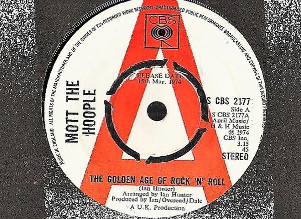 Mott The Hoople - The Golden Age Of Rock 'N' Roll
