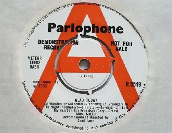 Mrs. Mills - Glad Today / Glad Yesterday
