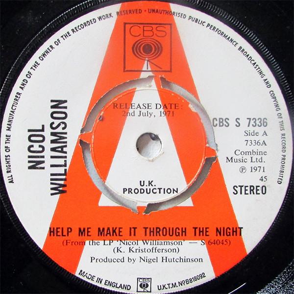 Nicol Williamson - Help Me Make It Through The Night