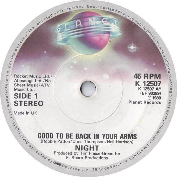 Night - Good To Be Back In Your Arms