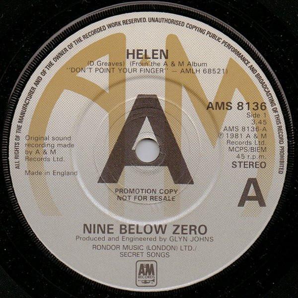 Nine Below Zero - Helen