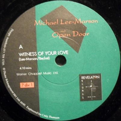 Open Door (2), Michael Lee-Marson - Witness Of Your Love