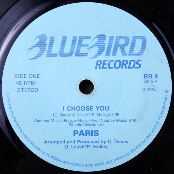 Paris  - I Choose You / Punkin' Funkin'