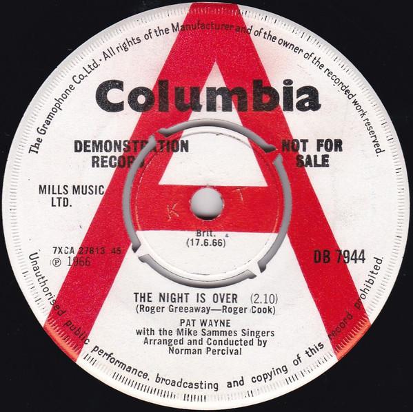 Pat Wayne - The Night Is Over