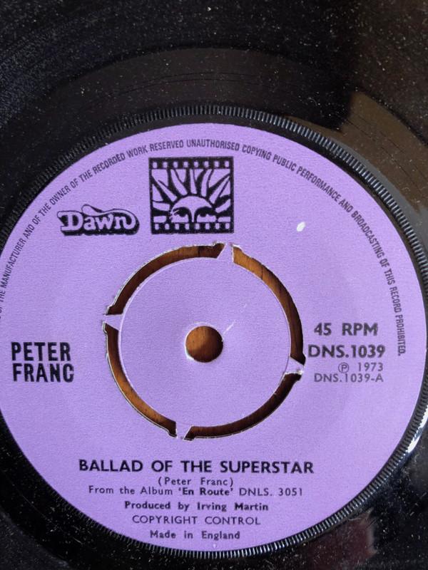 Peter Franc (2) - Ballad Of The Superstar