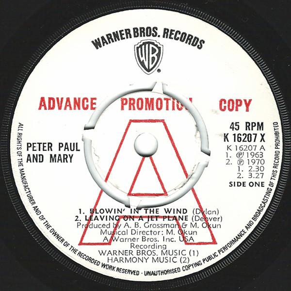 Peter, Paul & Mary - Fours E.P.