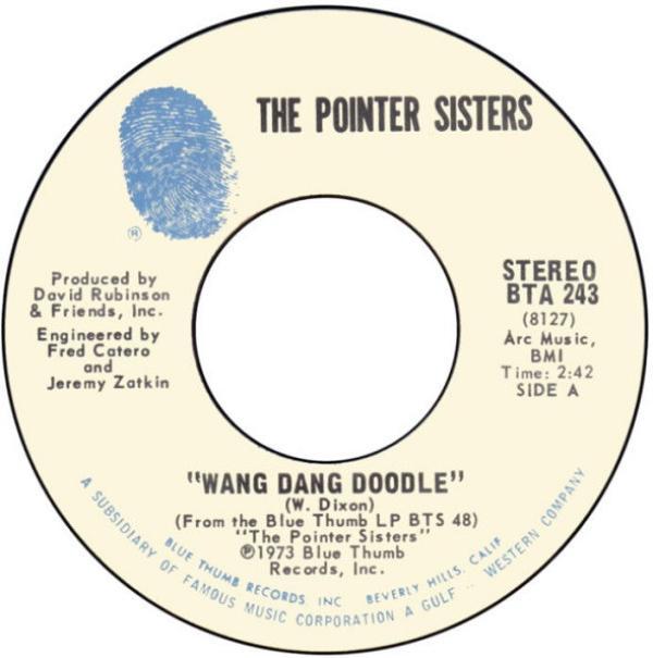 Pointer Sisters - Wang Dang Doodle / Cloudburst