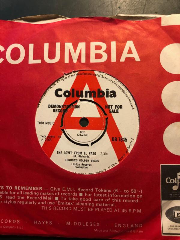 Richito's Golden Brass - The Lover From EL Paso