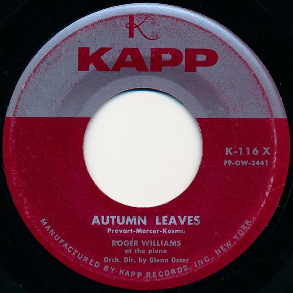 Roger Williams (2) - Autumn Leaves / Take Care