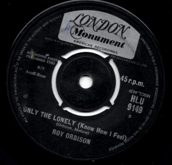 Roy Orbison - Only The Lonely (Know How I Feel)