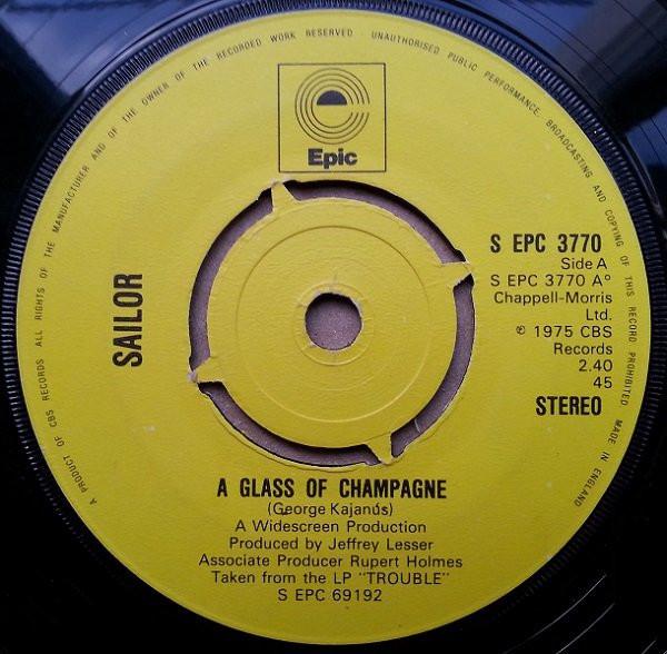 Sailor - A Glass Of Champagne