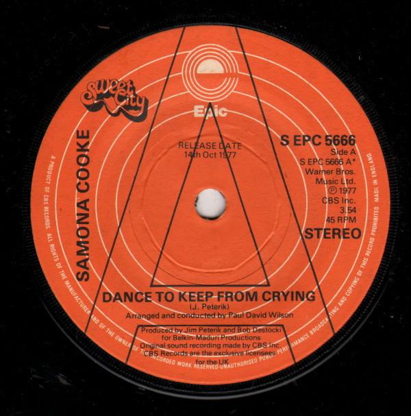 Samona Cooke - Dance To Keep From Crying