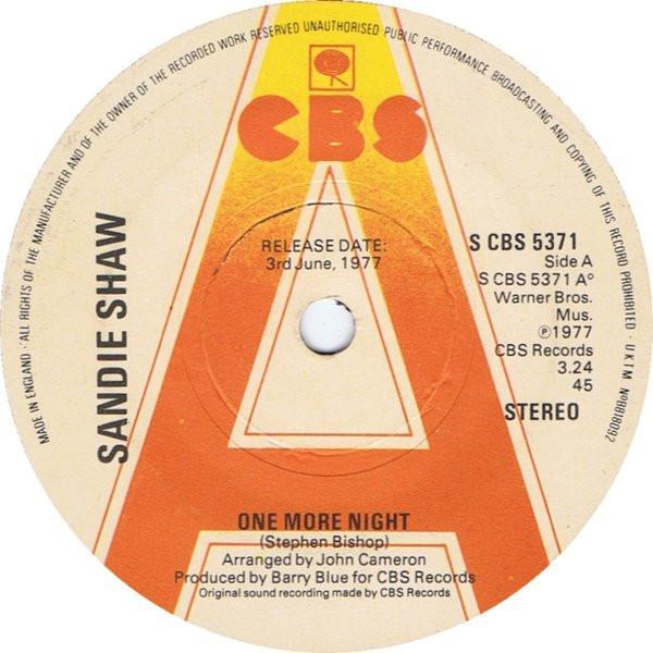 Sandie Shaw - One More Night