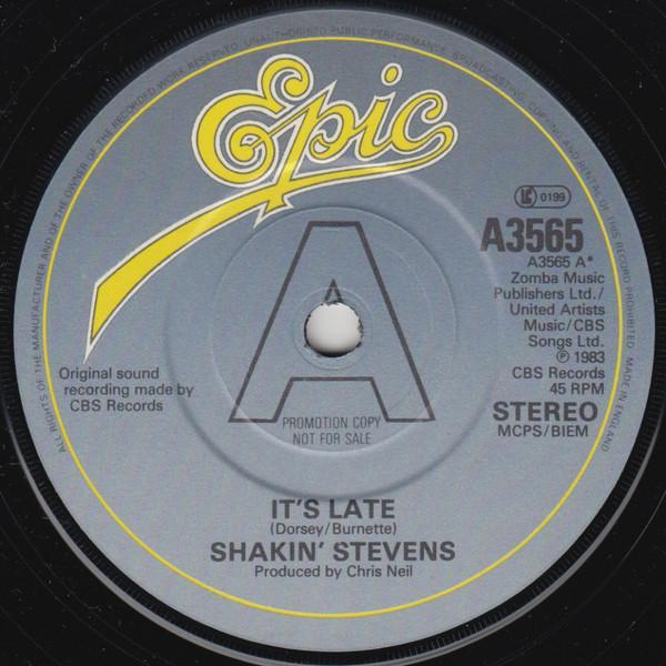 Shakin' Stevens - It's Late