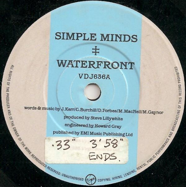 Simple Minds - Waterfront