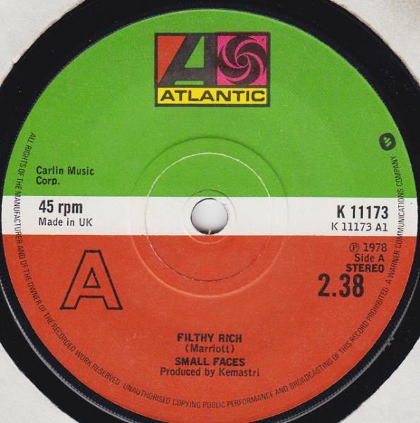 Small Faces - Filthy Rich / Over Too Soon